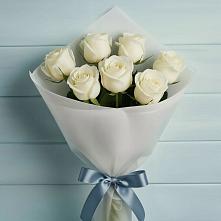 Букет 7 Белых роз Эдлесс Лав в Ишиме