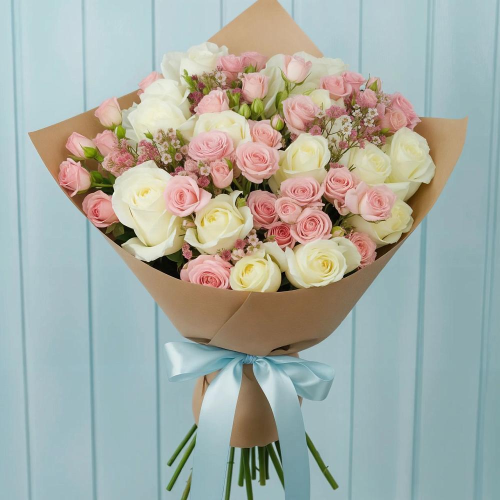 Букет романтичный подарок в Ишиме Букет цветов из: Розы в Ишиме