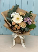 Букет цветов из:  Герберы и Хризантемы в Ишиме