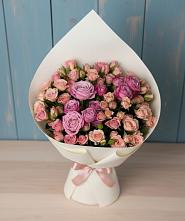 Букет Нежная розовость в Ишиме Букет цветов из:  Розы в Ишиме